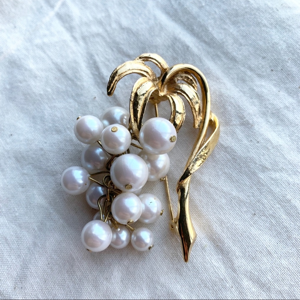 Vintage 1920s Art Deco Palm Tree Brooch